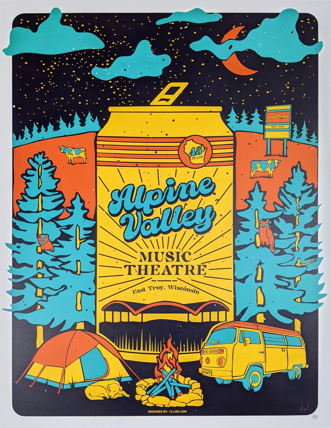Alpine Valley 2022 venue poster