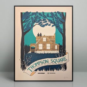 Thompson Square concert poster from Joe's Bar in Chicago, Illinois