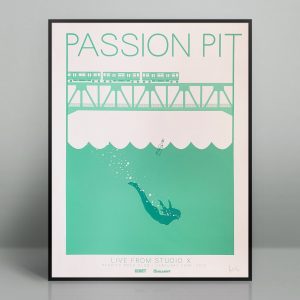 Passion Pit concert poster Reggies Rock Club - Chicago, Illinois