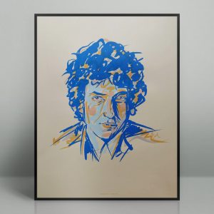 Bob Dylan Illustration Art Print