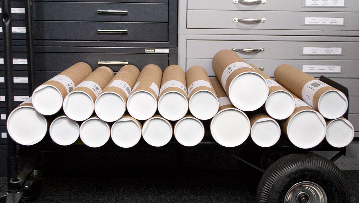 Rock On Paper Shipping Tubes